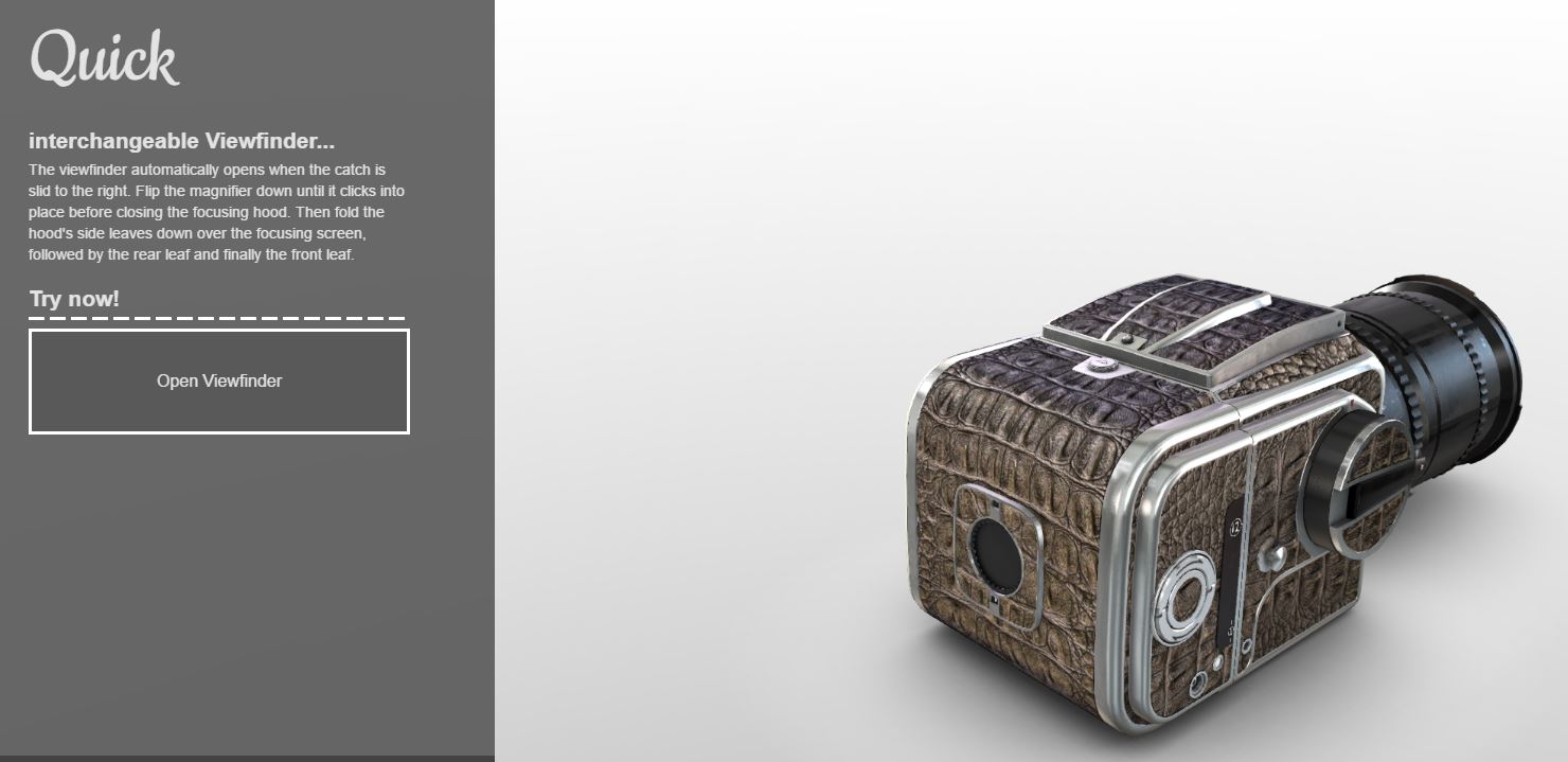 3D Camera Configurator