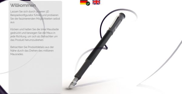 stiftin-anasini Stift Konfigurator in 3D