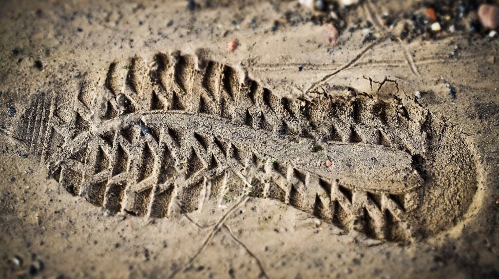 schuhabdrücke-3d-modelle 3D-Laserscanning Aufklärung Straftaten